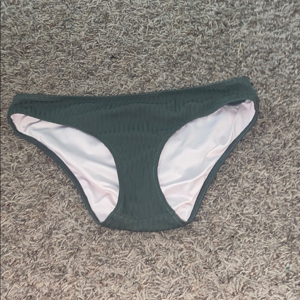 green swimsuit bottoms